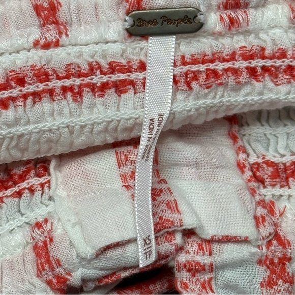 Free People Pink and White Crop Top - Picture 8 of 14